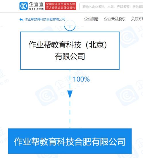 作業(yè)幫教育科技合肥成立 布局教育軟件開(kāi)發(fā)新藍(lán)圖